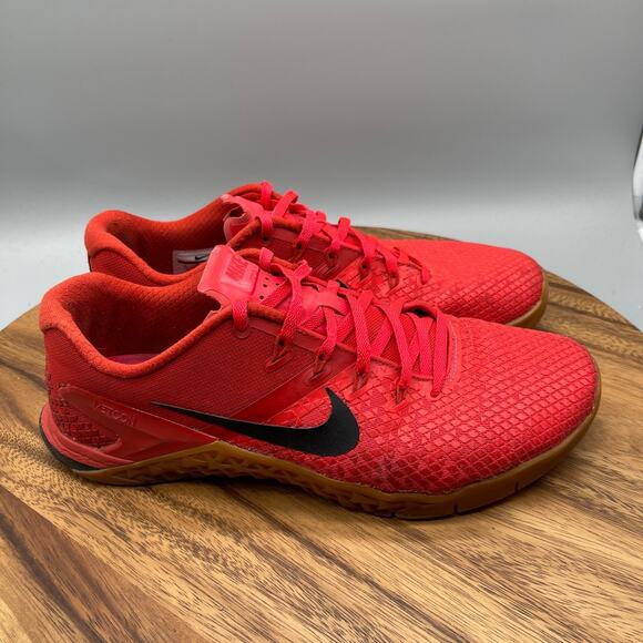Nike Metcon 4 XD Shoes Mens Size 10 Red Cross Training Lifting Gym Sneakers - Picture 1 of 8